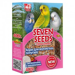 SPECIAL Корм для волнистых попугаев «SEVEN SEEDS» с витаминами и минералами 400г