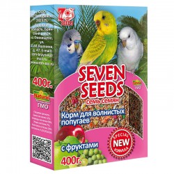 SPECIAL Корм для волнистых попугаев «SEVEN SEEDS» с фруктами 400г