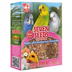 SUPERMIX Корм для волнистых попугаев «SEVEN SEEDS» 1000г